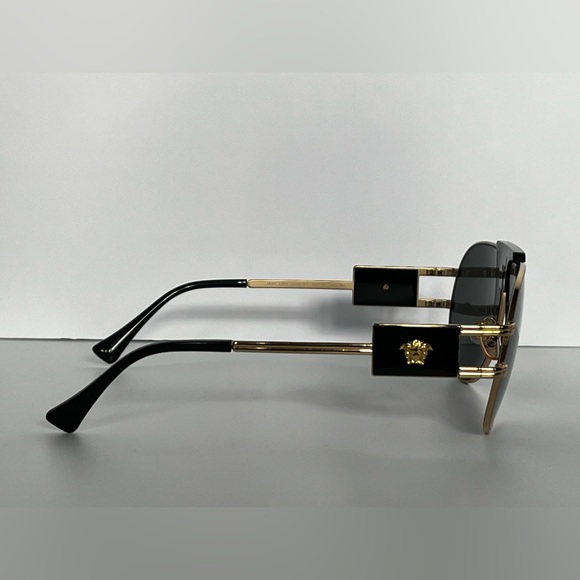 Versace Black and Gold Sunglasses - Picture 9 of 13